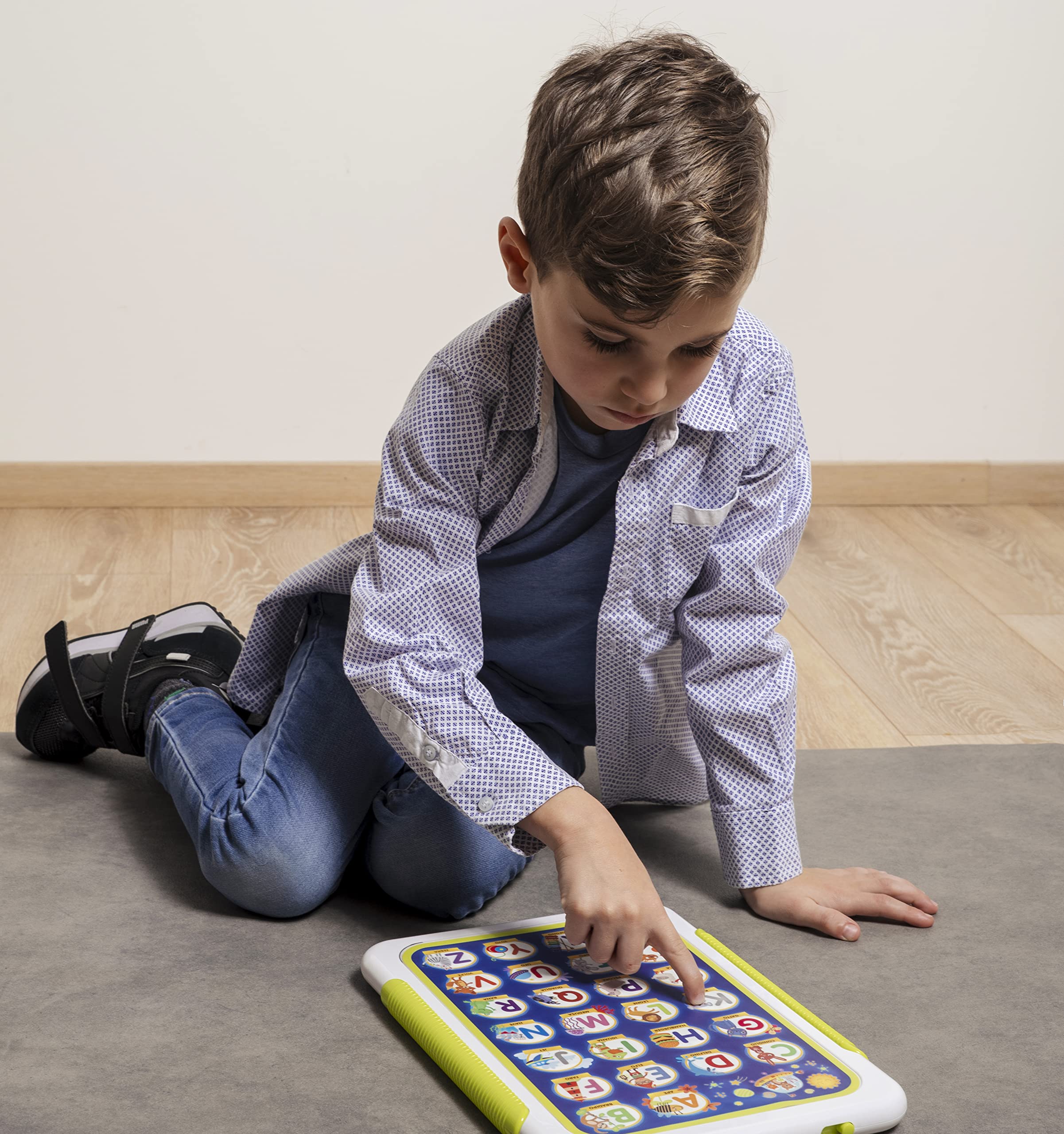 Liscianigiochi - Montessori Alfabetiere Tattile Elettronico, Colore, 95056