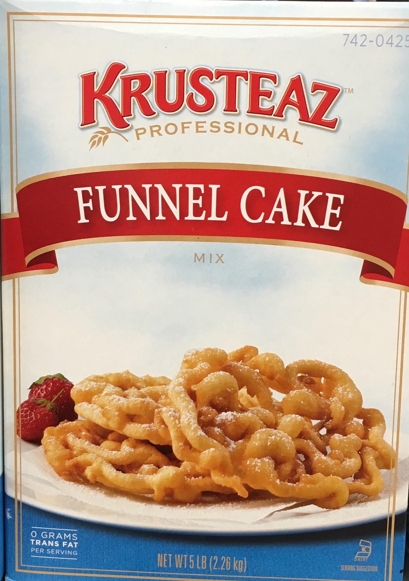 5 Pounds Krusteaz Funnel Cake Mix (Pack of 1) Grocery