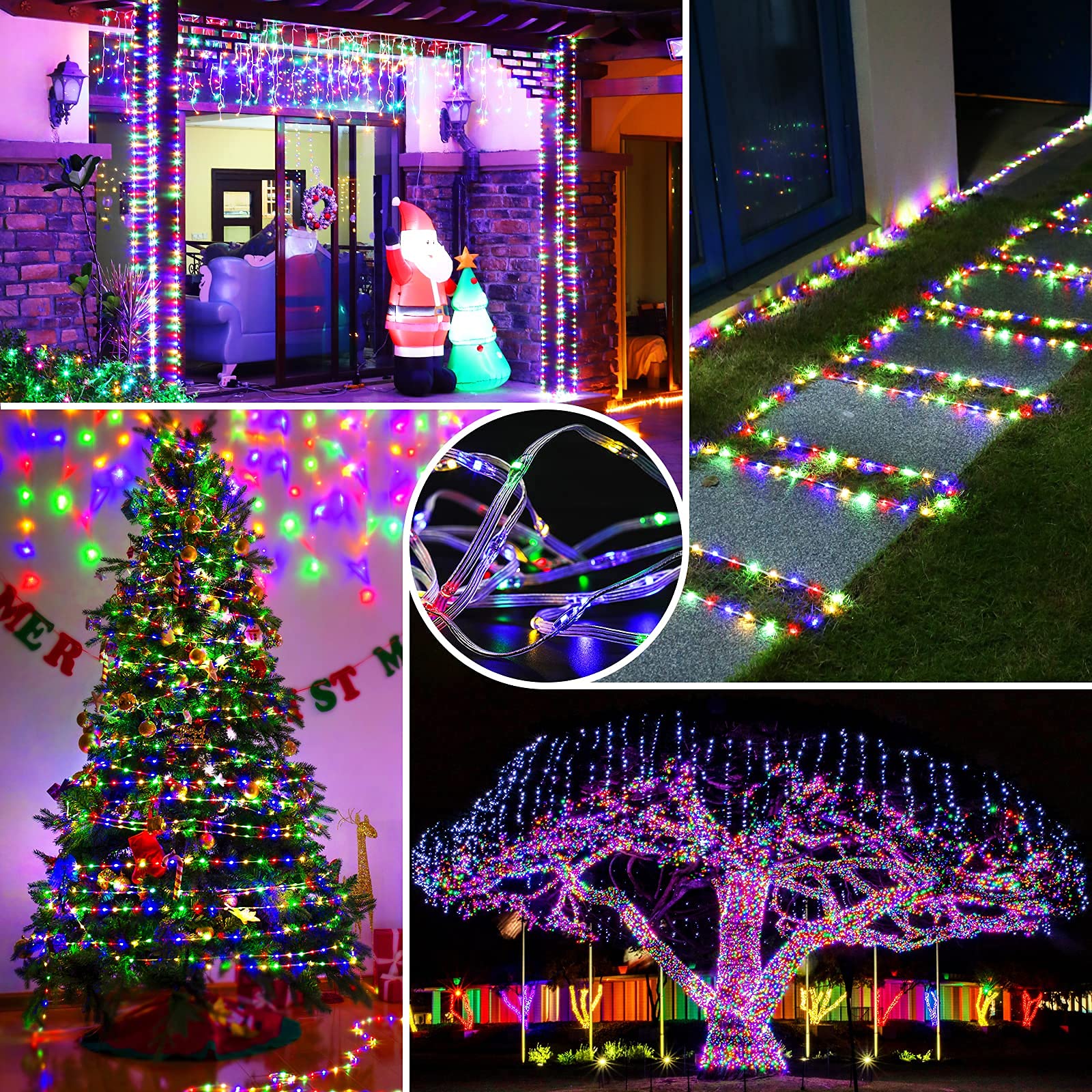 Slangverlichting buiten LED 9 meter warm wit kopen? | Kerstverlichting