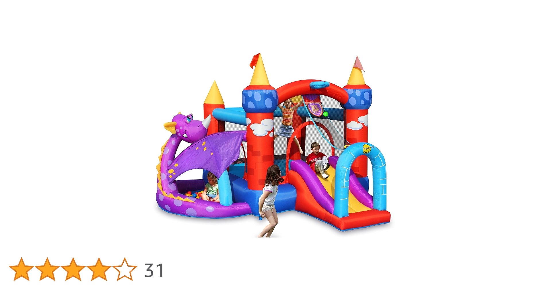 Happy Hop Dragonquest Bouncer 350 X 350 X 245 cm, 9022: Buy