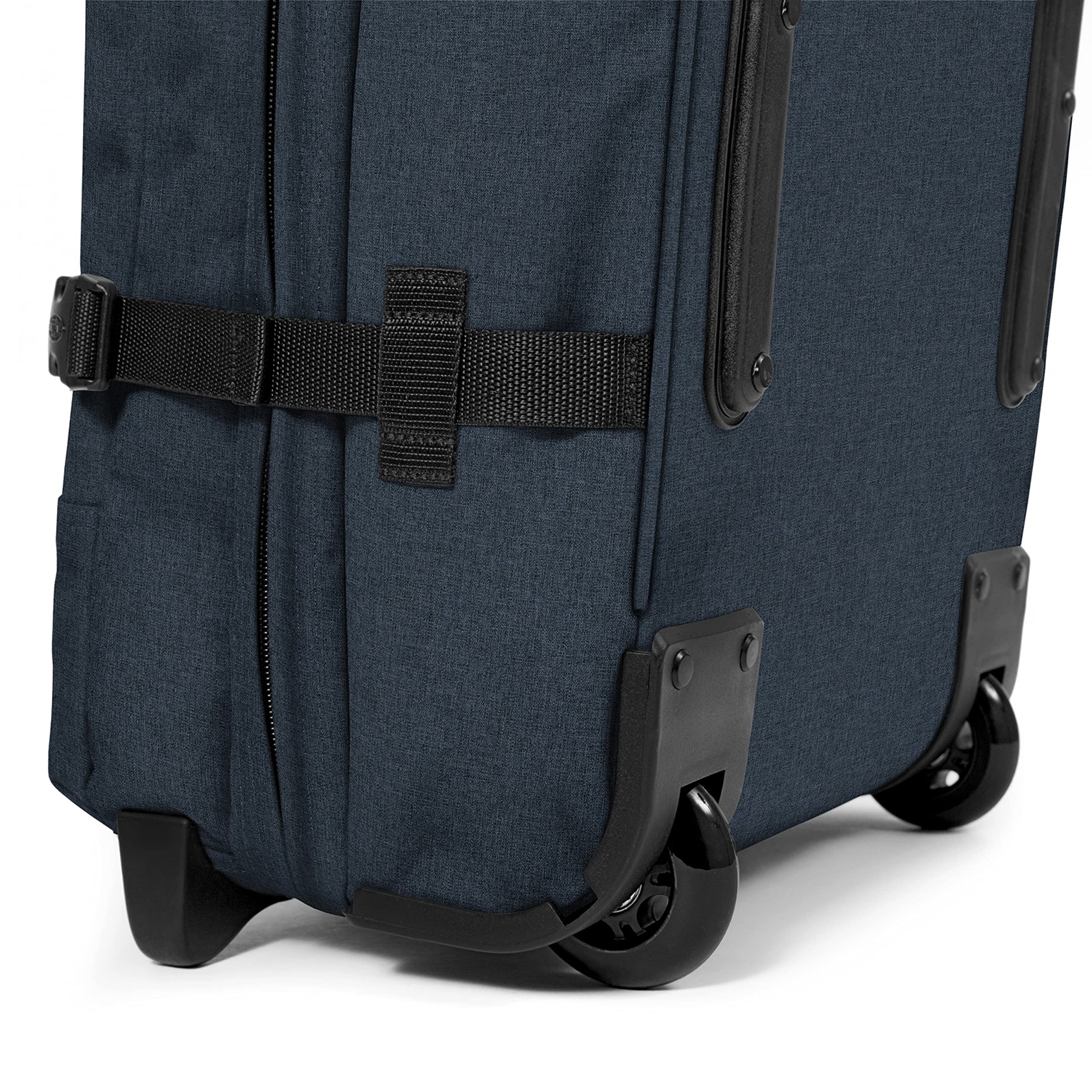 Eastpak Tranverz S Trolley Cabina 42L (51 x 32,5 x 24 cm), valigia bagaglio a mano con ruote, resistente e leggera, doppio scomparto, manico telescopico e TSA lock - TRIPLE DENIM