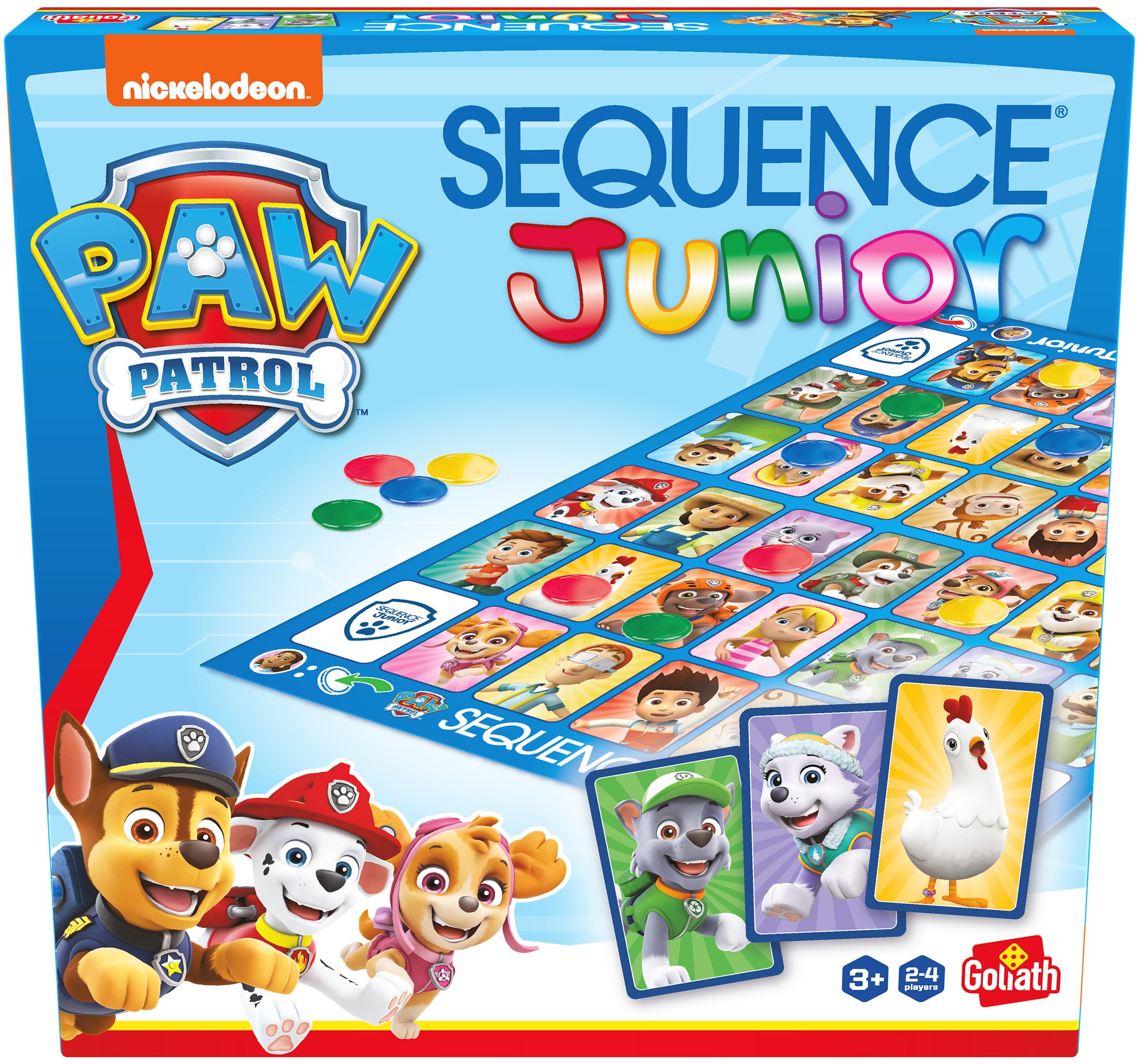 Goliath - SEQUENCE Junior - Il Mio Primo Gioco da Tavolo e di Strategia - Per Bambini da 3 Anni - Versione Adatta ai Più Piccoli - Ideale per Giocare in Famiglia