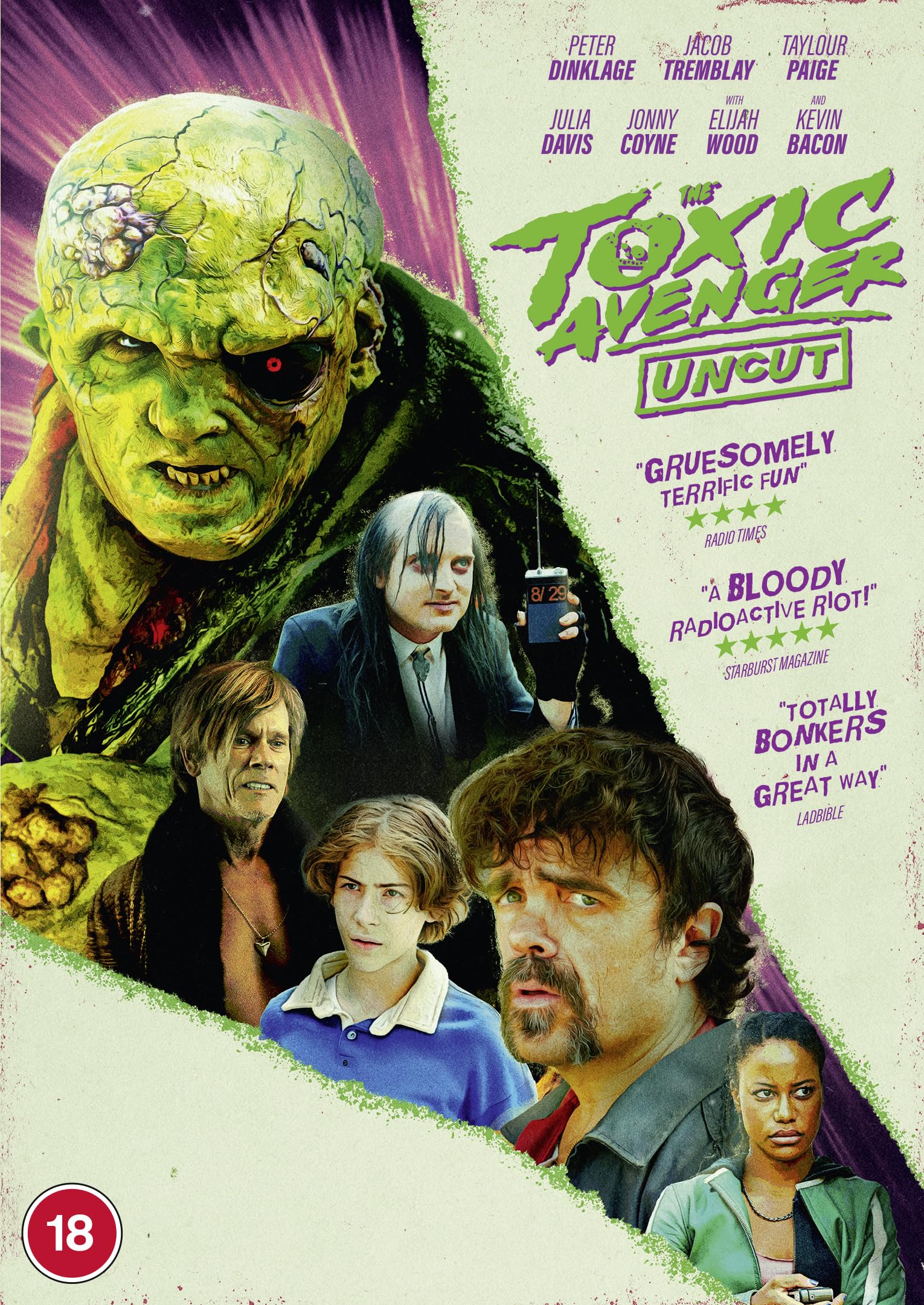 THE TOXIC AVENGER     UNCUT     BRAND NEW SEALED GENUINE UK DVD