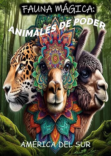 Fauna Mágica: A Todo Color: Animales de Poder en América del Sur (Educación y coloreado de mandalas en animales salvajes del mundo. Fauna Mágica. Mandalas de los 5 Continentes nº 1)