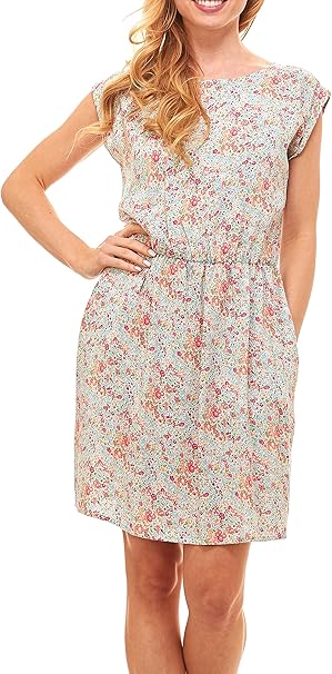 red summer dress midi