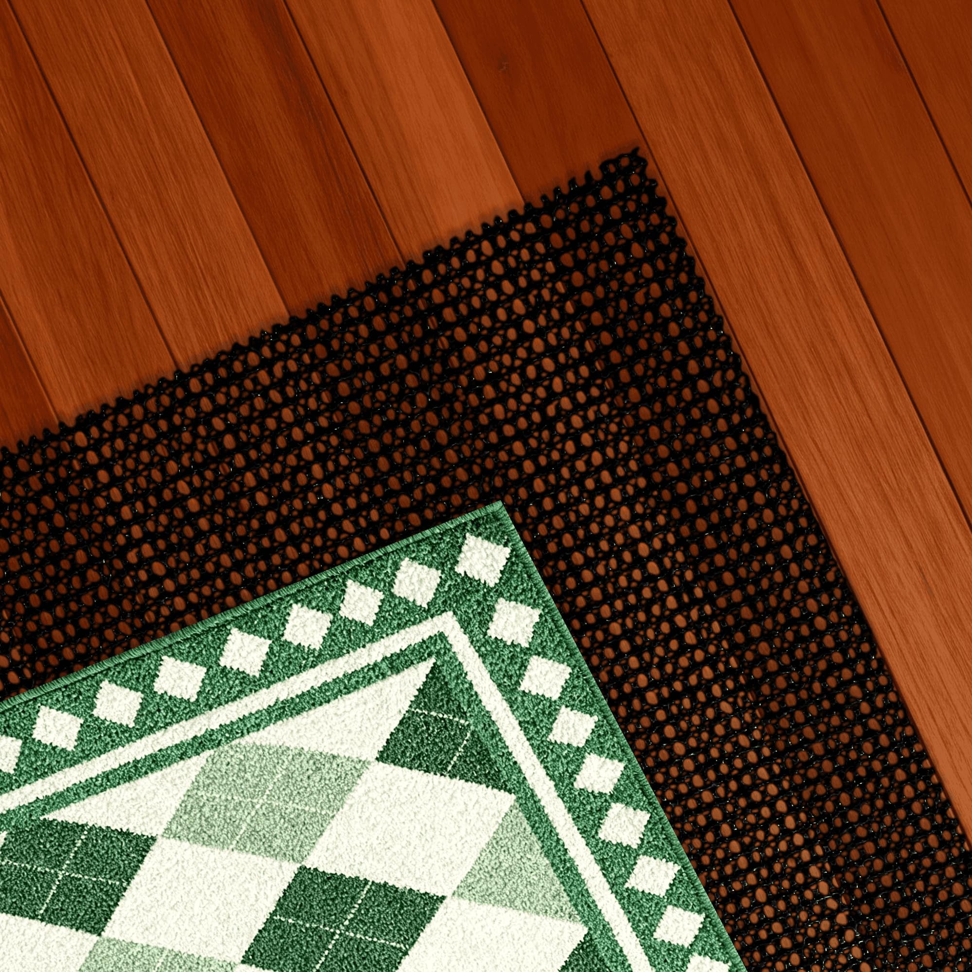 Tapis Antidérapant Polyvalent 180 x 250 cm Antidérapant Filet de Tapis Multifonctionnel pour Moquettes et Sols Stratifiés, Noir