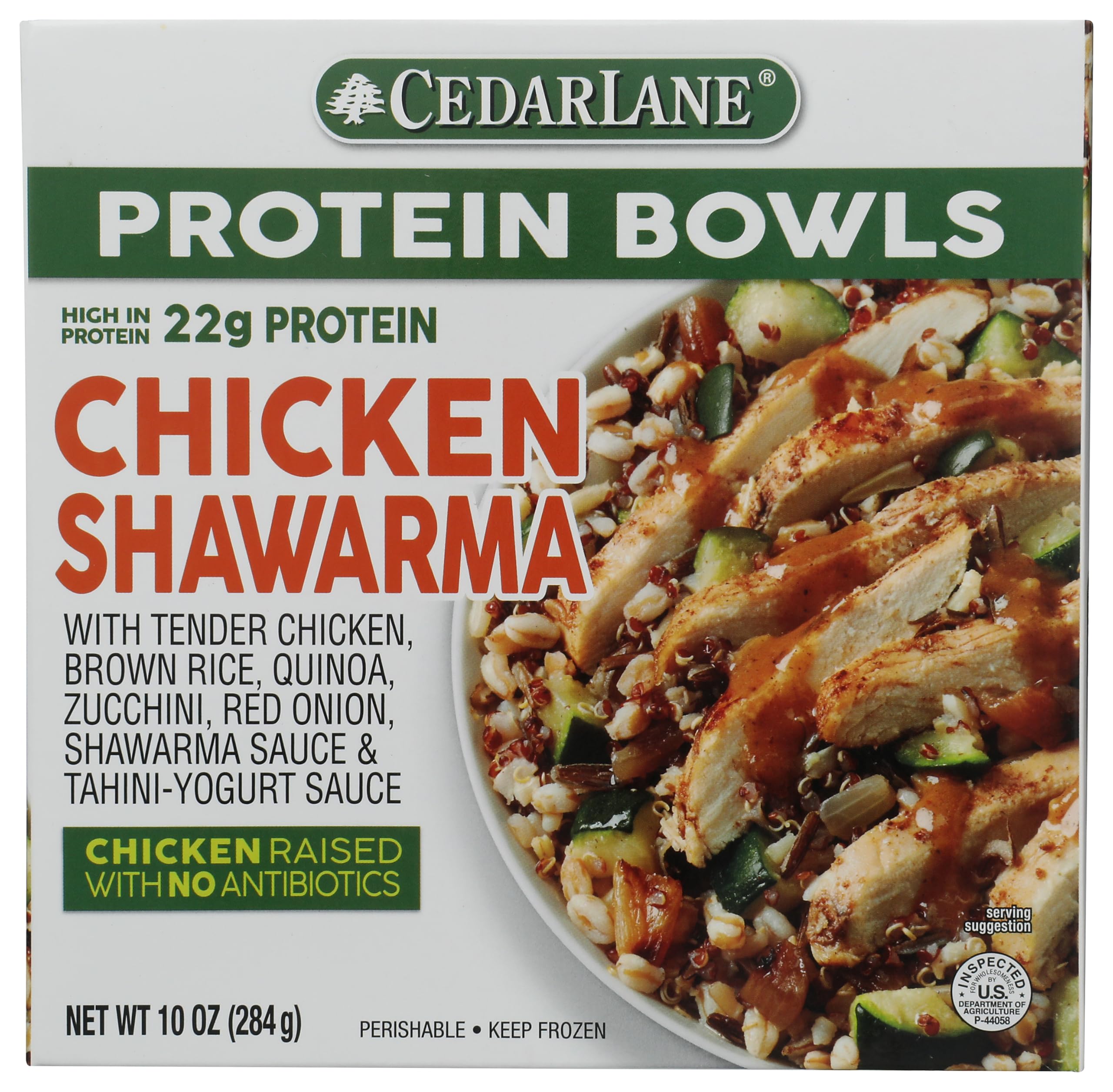 CedarLane Frozen Chicken Shawrma, 10 oz (Pack of 08) (frozen)