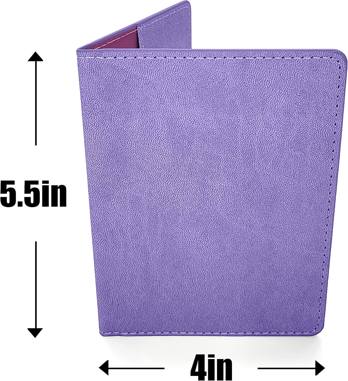  | ArtemisCase Passport and Vaccine Card Holder Combo - Passport Holder with Waterproof Vaccine Card Protector, Leather Passport Wallet Passport Cover Passport Case with CDC Vaccination Slot (Purple) | Passport Covers