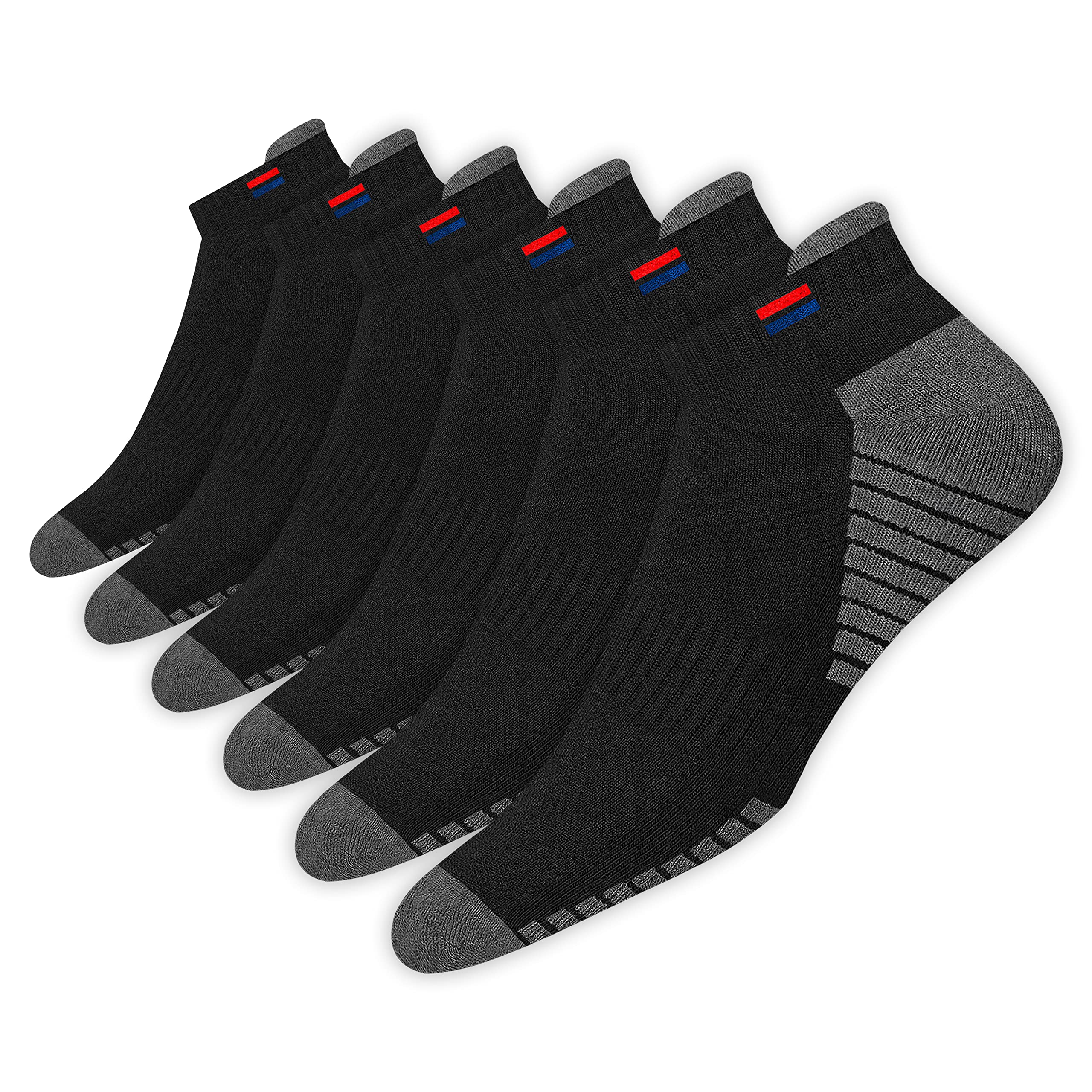 NAVYSPORT 6 Pairs of Trainer Socks Men Women Sports Socks Cotton Short Socks