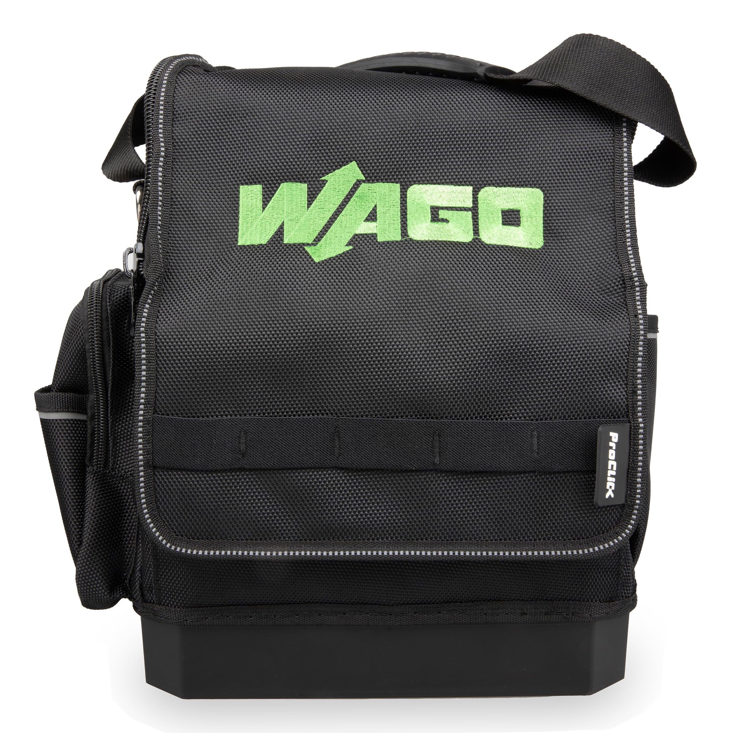 WAGO Werkzeugtasche 206-3000 | kompatibel mit L-Boxx Micro und Mini, für Werkzeug und Zubehör, 33cm x 35cm x 22cm, maximale Mobilität und Flexibilität, Kapazität 12 Kilo, Tragegurt, schwarz
