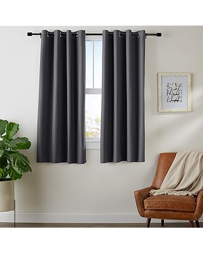 Black Blackout Curtains Amazon Co Uk