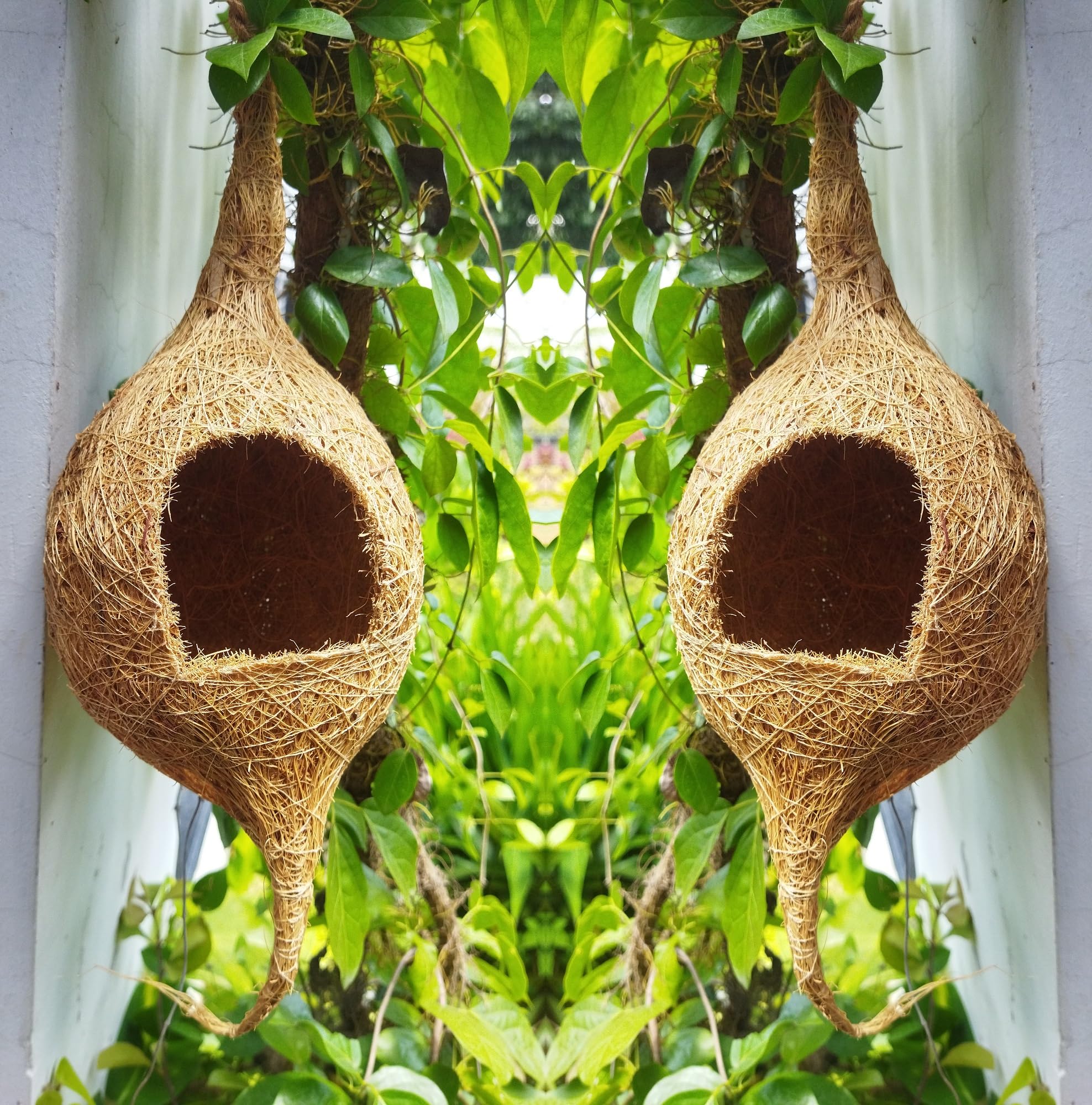 ZENRISE Weaver Bird Style Coir Bird nest for Balcony and cage Birds breeding, 20 cm, Set of 2 (B0BLC464Q3) Amazon Price History, Amazon Price Tracker