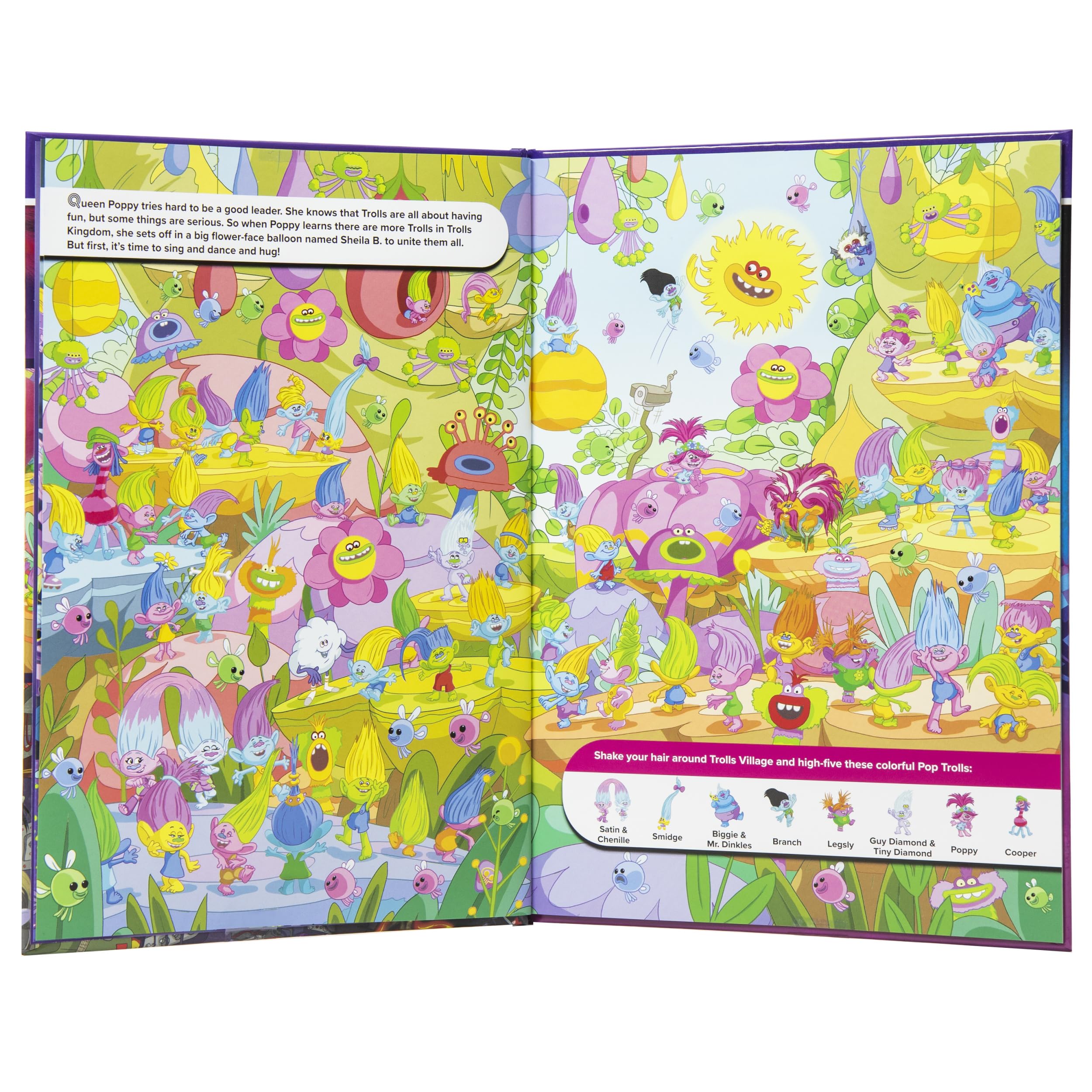 DreamWorks Trolls World Tour Poppy, Branch, and More! - Look and Find Activity Book - PI Kids: 1