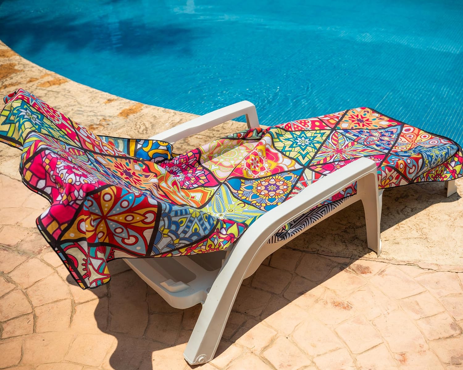 Quick Dry Towel Extra Extra Large 72x72 Inch - Microfiber Beach Towel - Perfect for Beach, Travel, Swimming, Pool, Yoga, Hiking, Camping - Lightweight, Fast Drying, Compact for Adults (Havana)