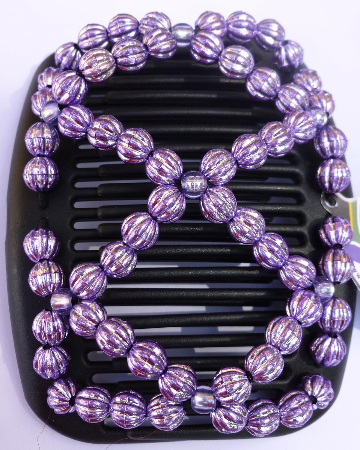 African Butterfly Hair Clip Interlocking Cozy Clip Purple
