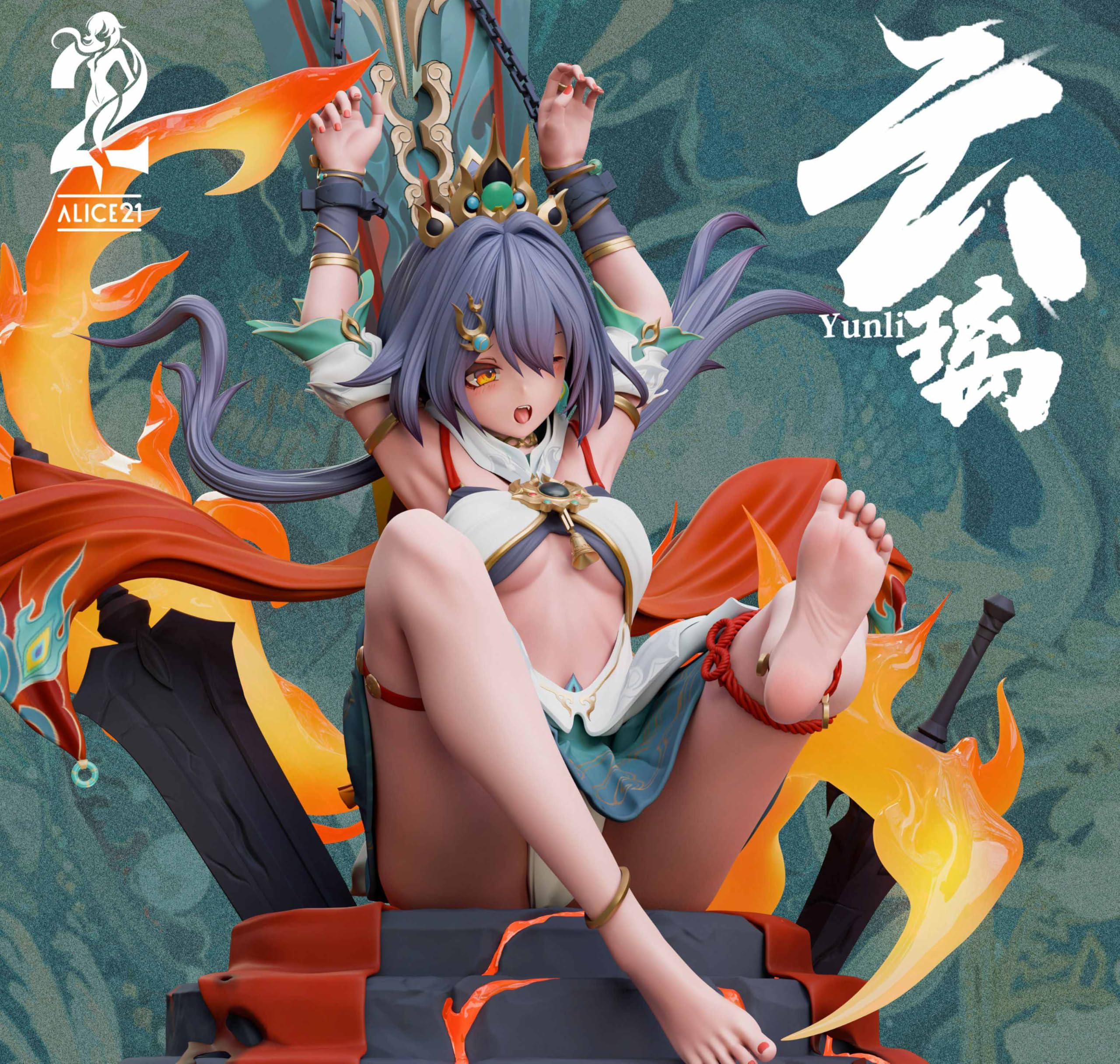 スターレイル　雲璃　ガレージキット スターレイル 雲璃 ガレージキット