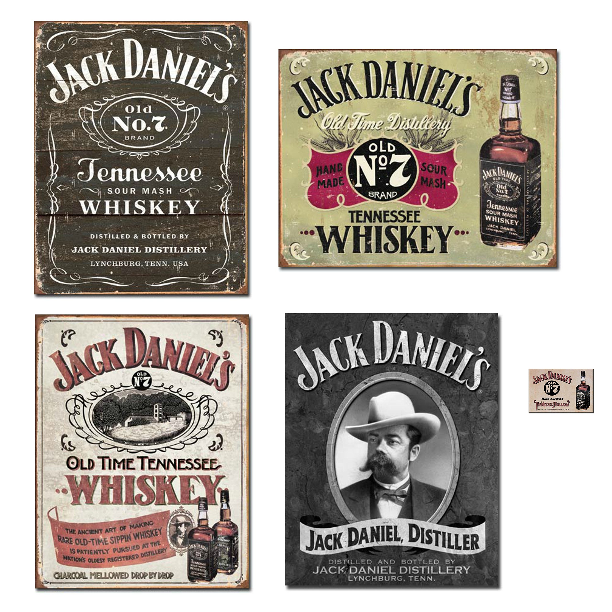 Buy Bundle: Jack Daniels Sign Decor - Jack Daniels Logo Tin ...