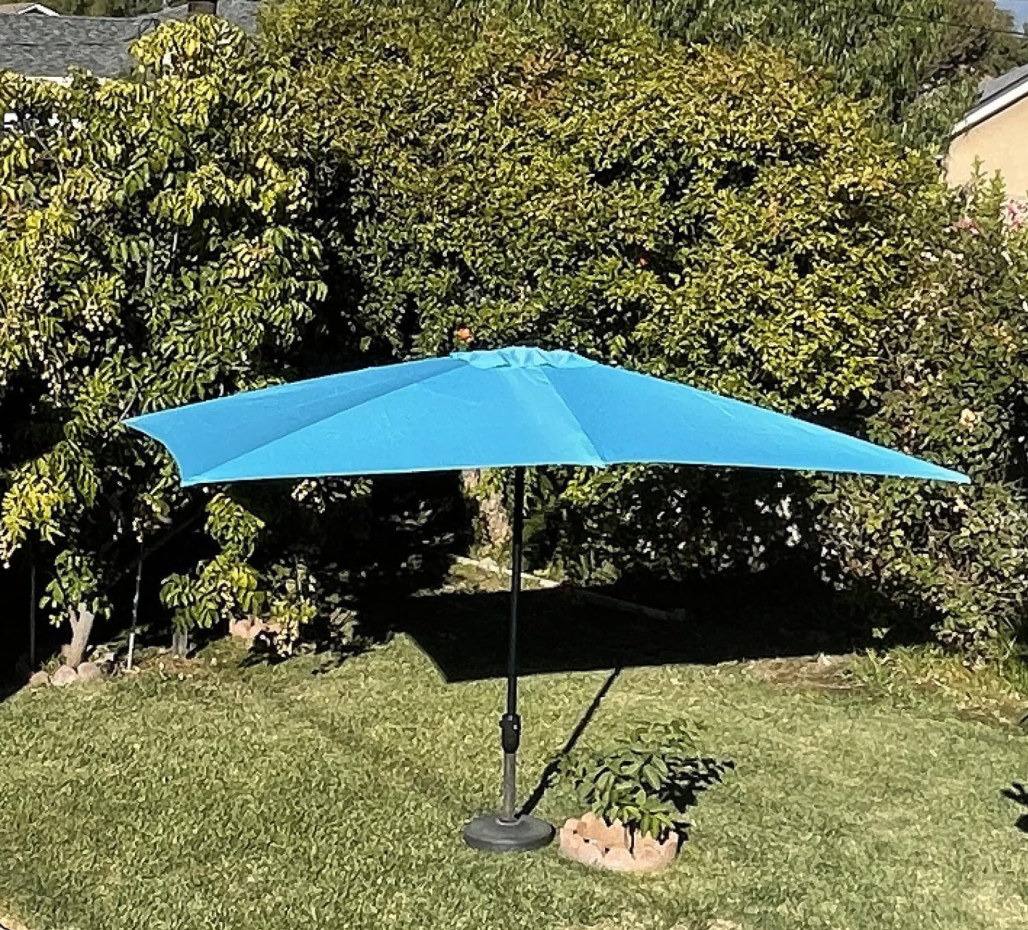 BELLRINO Rectangular Replacement Umbrella Canopy for 10ft x 6.5 ft 6 ribs Umbrella (Canopy Only)