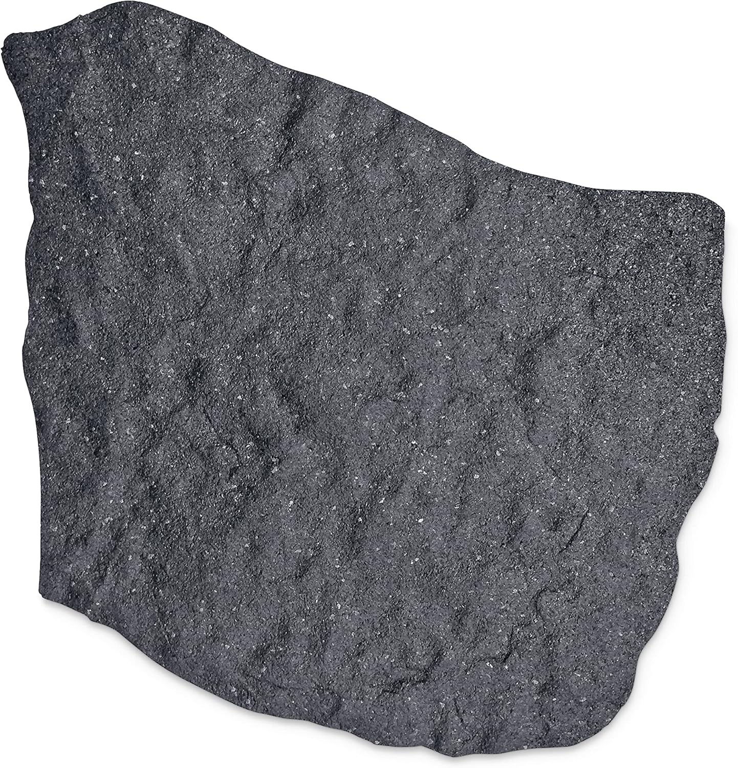 Gardener's Supply Company Flagstone Recycled Rubber Stepping Stone For Garden Walkway | Outdoor Patio Decor & Lawn Pathway Landscaping Stepping Blocks | 17"W X 1/2 Thick | Qty: 1 Stone