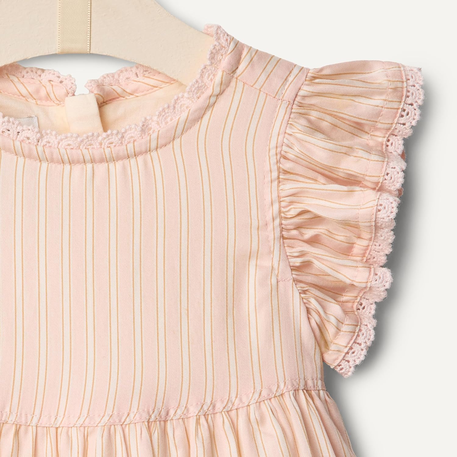 Amazon Essentials x Sofia Grainge Toddlers and Baby Girls' Woven Cotton Sateen Fit & Flare Casual Dress