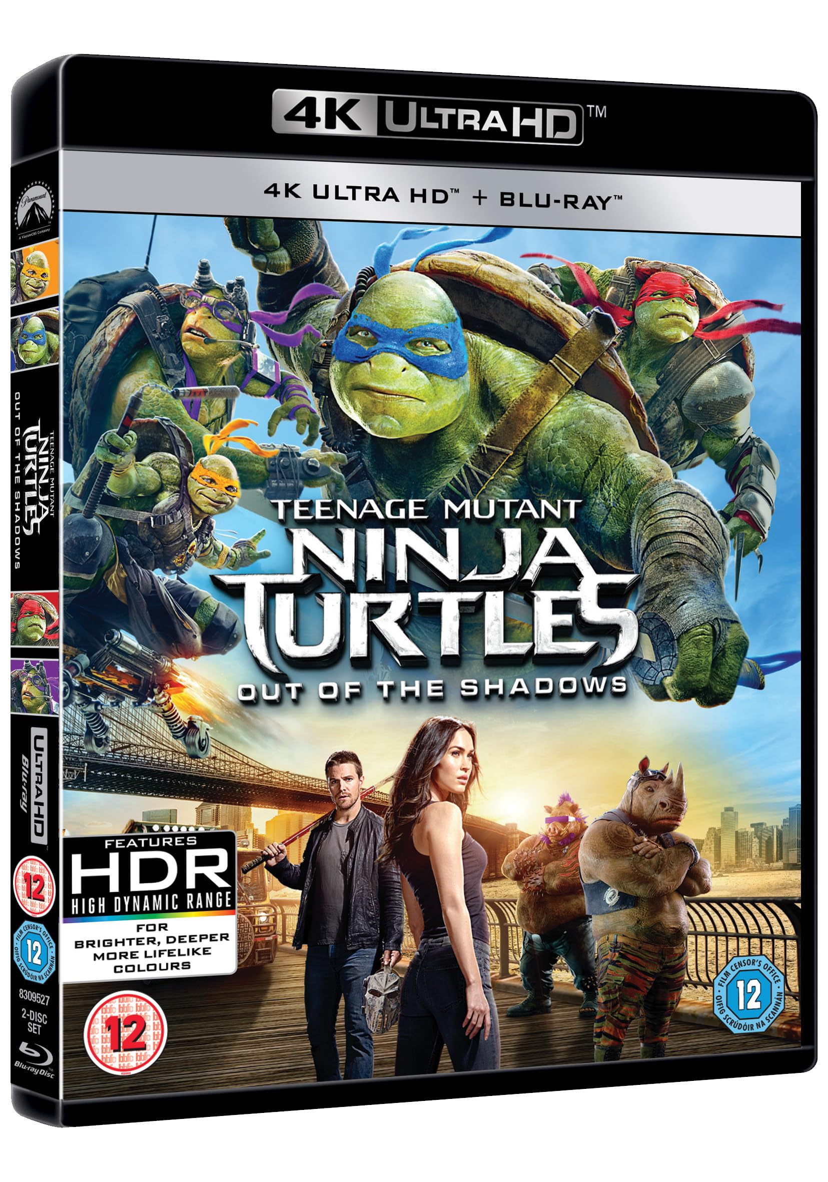 Teenage Mutant Ninja Turtles: Out Of The Shadows 4K UHD