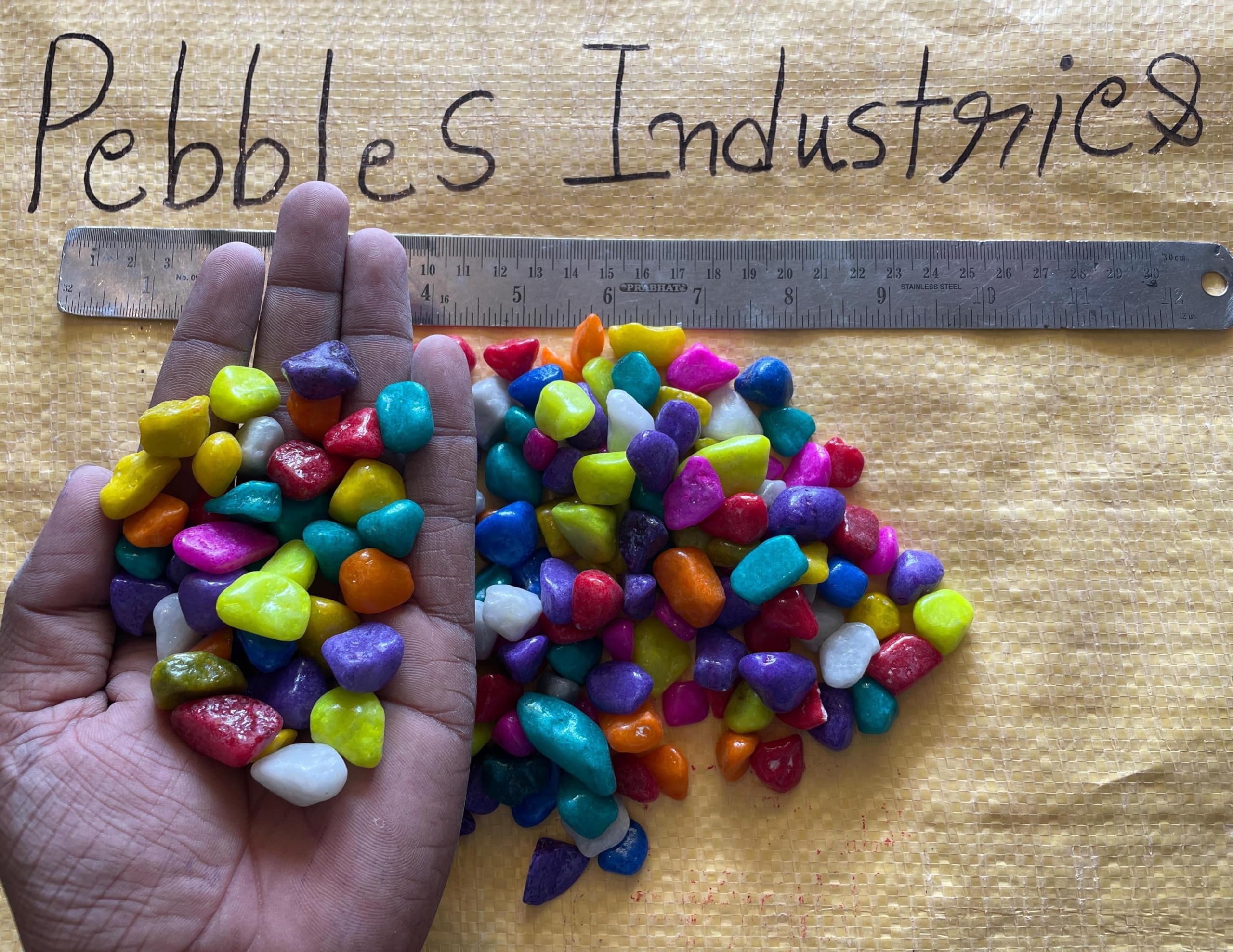 PEBBLES INDUSTRIES Multicolour Pebbles Stone for Decoration Garden Plants Pots Home D�cor (2kg) (B0D97J1W1H) Amazon Price History, Amazon Price Tracker