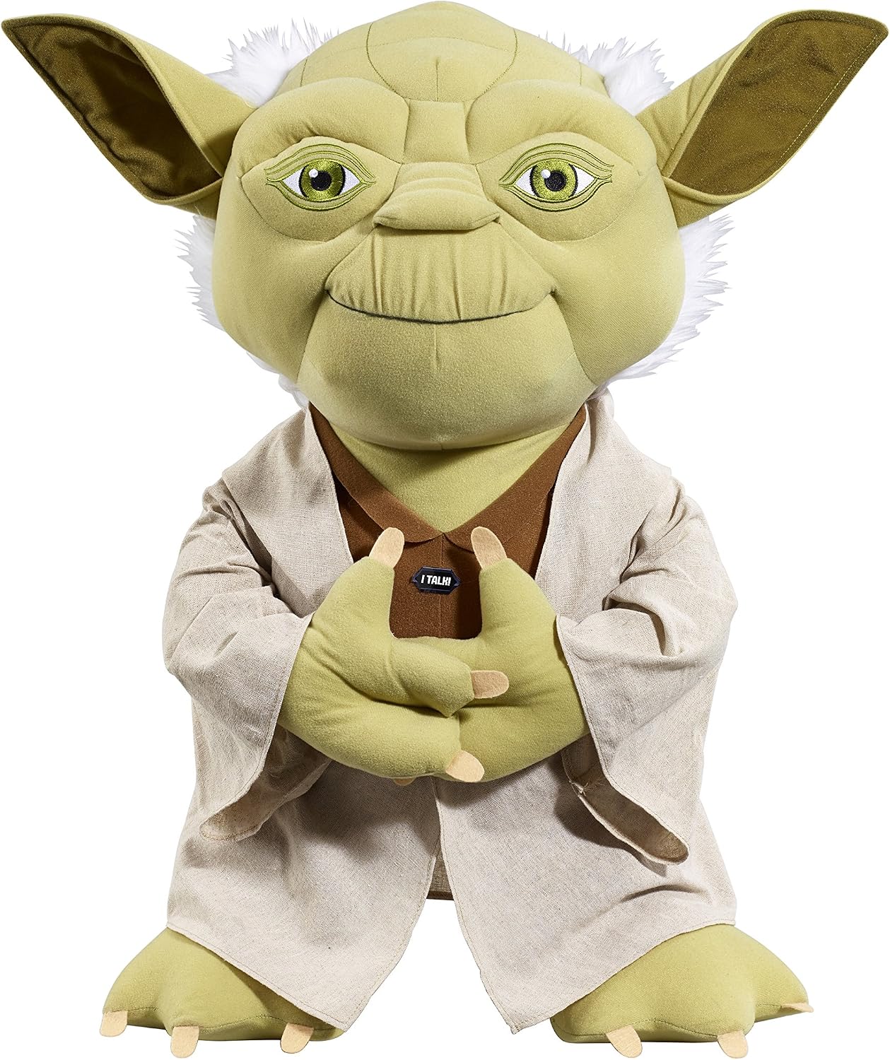 Underground Toys Star Wars Super Deluxe Talking Yoda 24" Plush Underground Toys Star Wars Super Deluxe Talking Yoda 24" Plush
