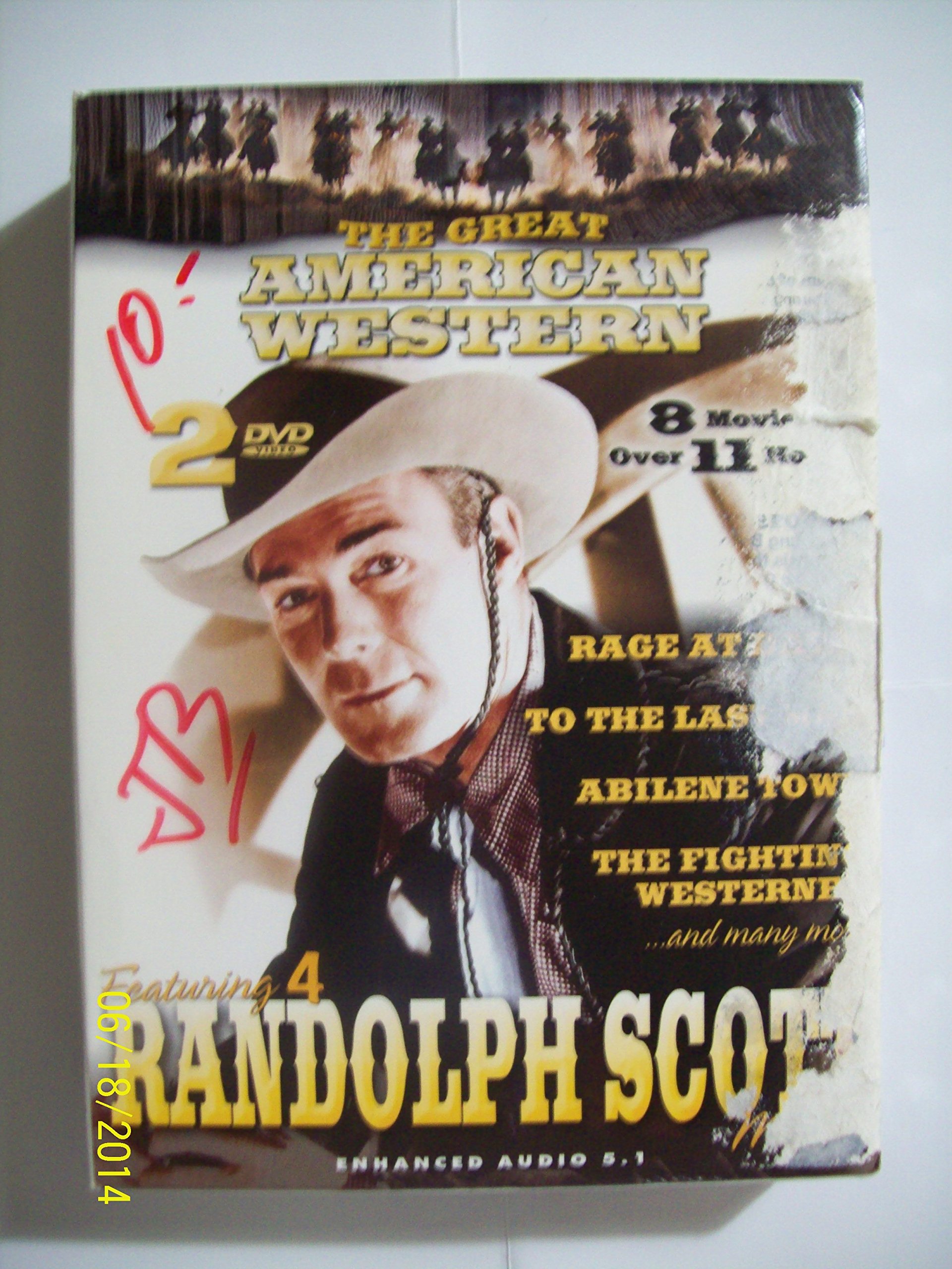 Great American Western 1 DVD de cine del oeste importado original