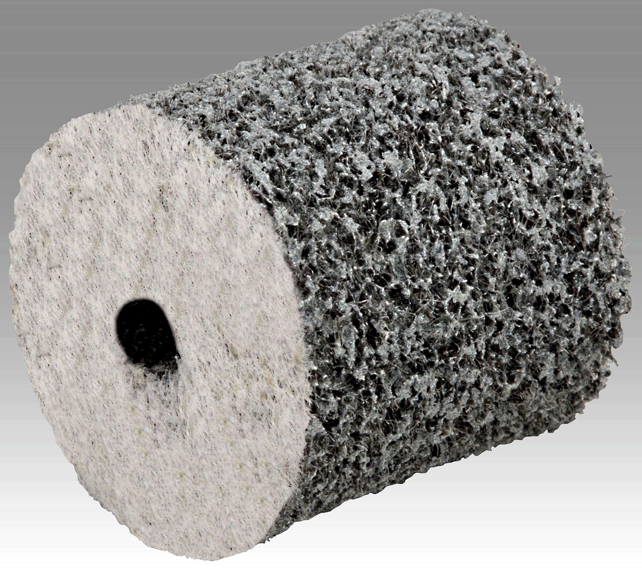 3M Scotch-Brite XL-UW Unitized Aluminum Oxide Medium Deburring Wheel - Medium Grade - Arbor Attachment - 1 1/2 in Dia 3/16 in Center Hole - Thickness 1/8 in - 30100 Max RPM - 15515 [PRICE is per WHEEL]