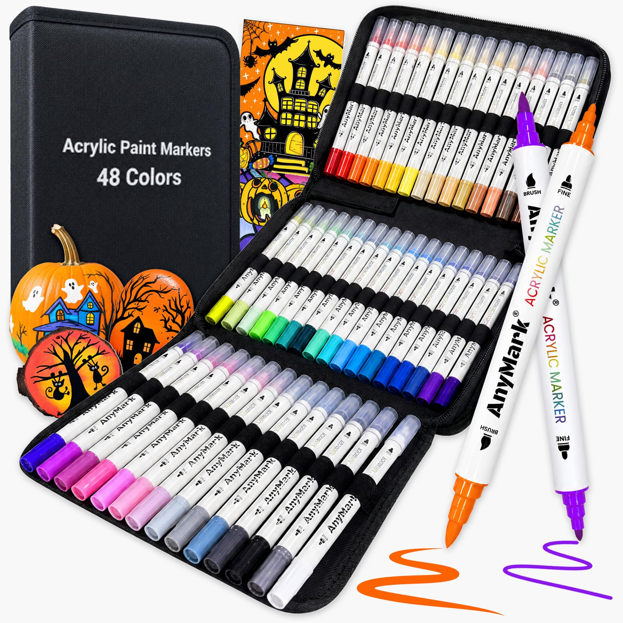 AnyMark Acrylic Paint Markers - 24 Colors -7