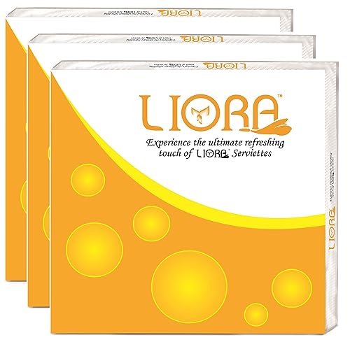 Liora Napkins 40x40, 2Ply, 50 Pulls, Pack of 3, Total 150 Pulls Plain White Paper Napkins For Home, Kitchen, Office, Cafe (B0CP42W6S2) Amazon Price History, Amazon Price Tracker
