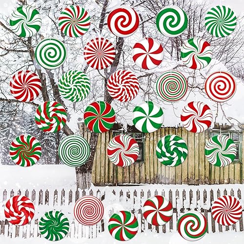 Miniatura 7 de 30 adornos de bolas de Navidad grandes, decoraciones de Navidad de plástico para árbol, interior y exterior