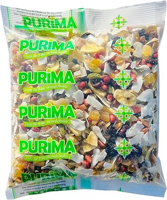 Tropical Mix 1kg – Mixed Dried Fruit & Peanuts Exotic Dry Fruits Raisins Apricots Dates Cranberry Mango Banana Coconut Ready to Eat for Baking Snacking Eating Muesli Bulk Trail Snacks Breakfast Topper