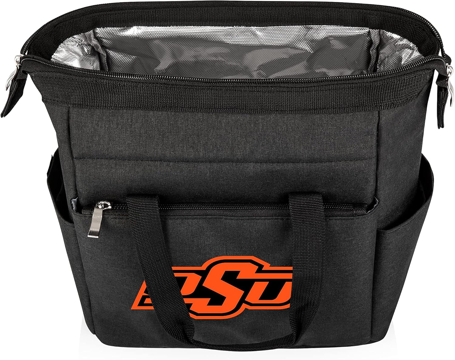 Picnic TIME NCAA Oklahoma State Cowboys On The Go Lunch Bag Cooler, Soft Cooler Lunch Box, Insulated Lunch Bag, (Black Camo) - Image 5