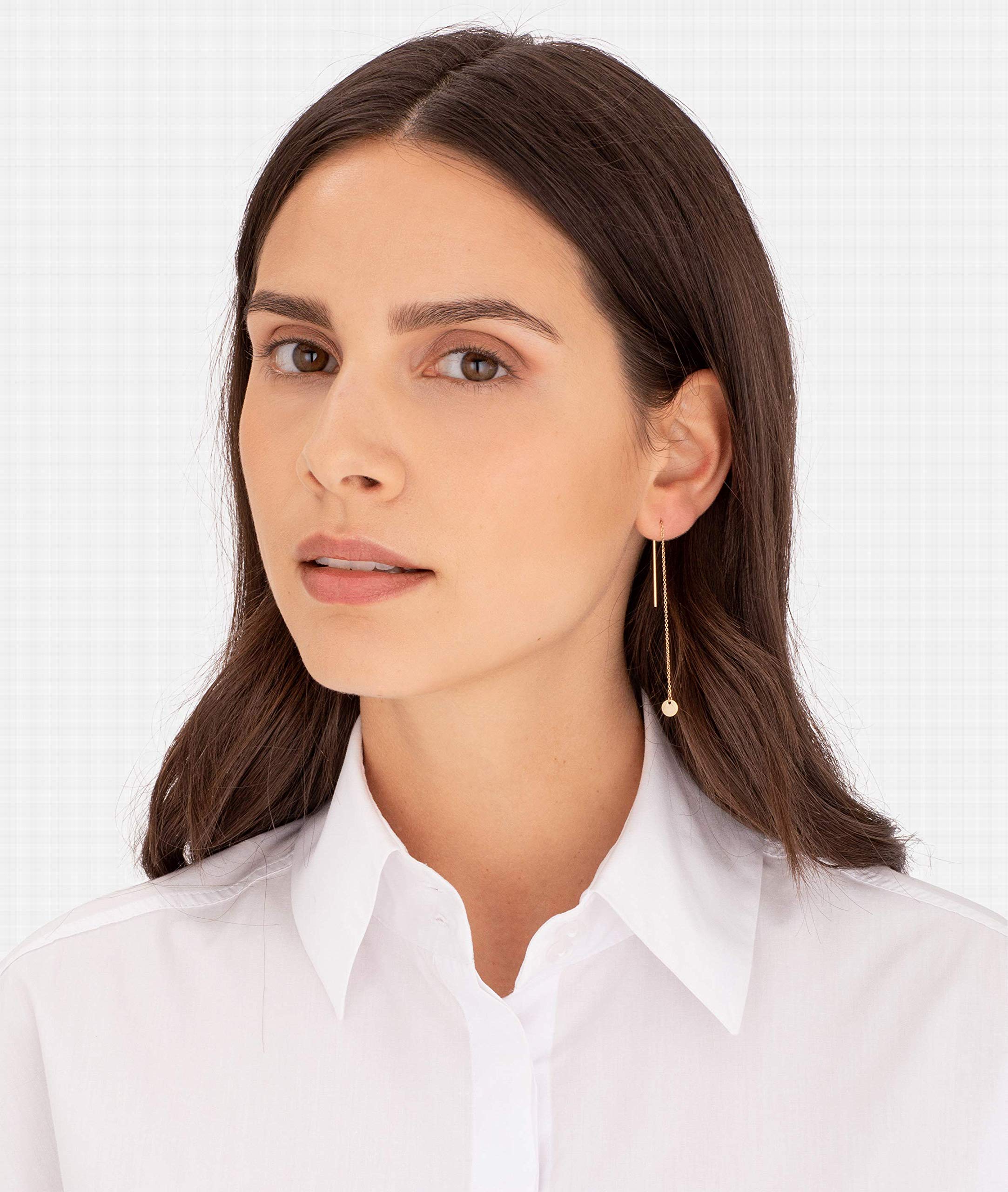 LIEBESKIND BERLIN Damen Ohrringe – Lange Hängeohrringe mit verschiedenen Anhängern – Edelstahl in Silber, Gold, Roségold & Schwarz – Stilvoll & Vielseitig