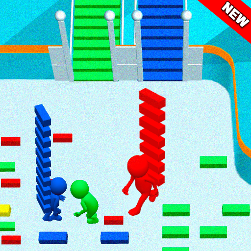 Brücke Laufen! Bauen Sie Brücke Rennen Mach A Stapel Treppe Läufer Episch Spaß Rennen Spiel