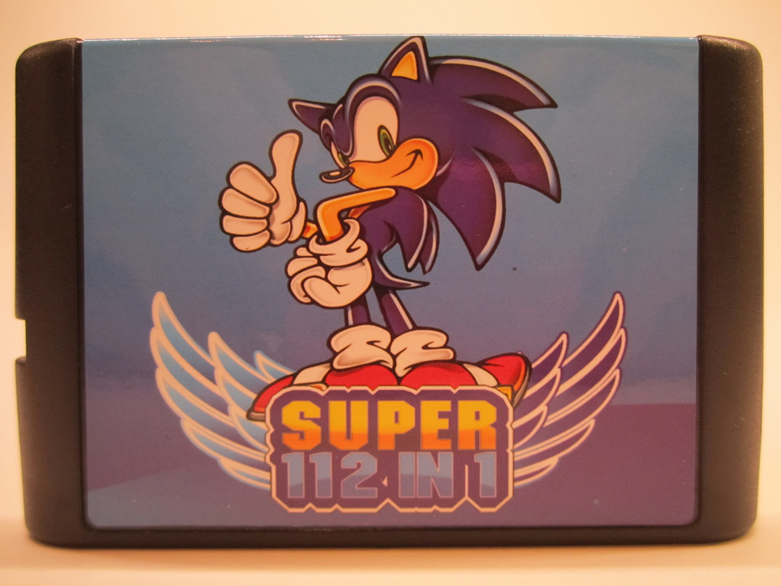 112 in 1 Sega Genesis Mega Drive Cartridge - 16-Bit Multi Cart