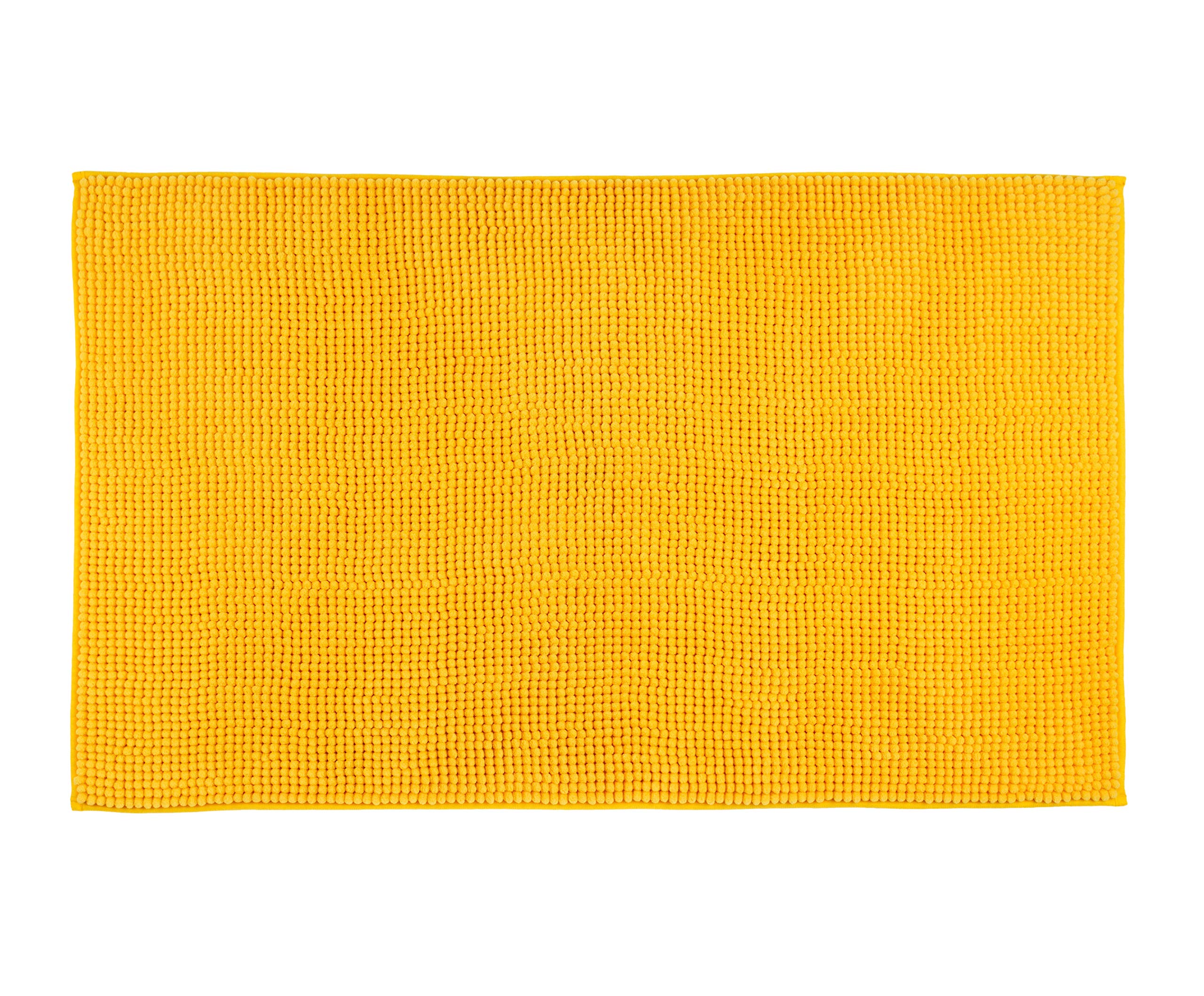 Gözze Yellow - Anti-Slip Bath Mat, Super Soft, 100% Microfibre, 50 X 70 Cm