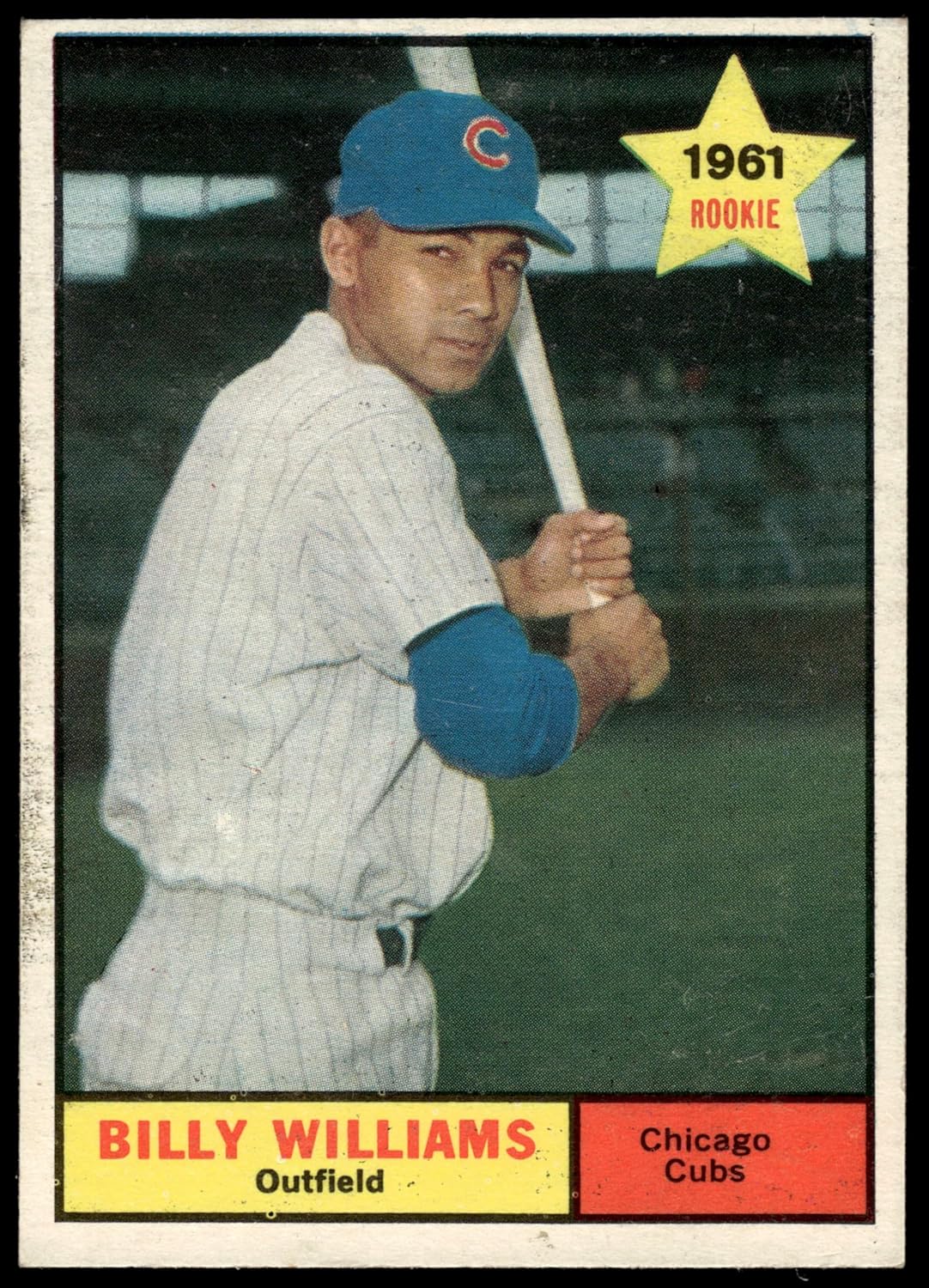 1961 Topps #141 Billy Williams Chicago Cubs (Baseball Card) EX Cubs