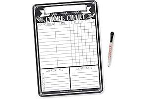 Hadley Designs Rustic Chalkboard Chore Chart for the Whole Family