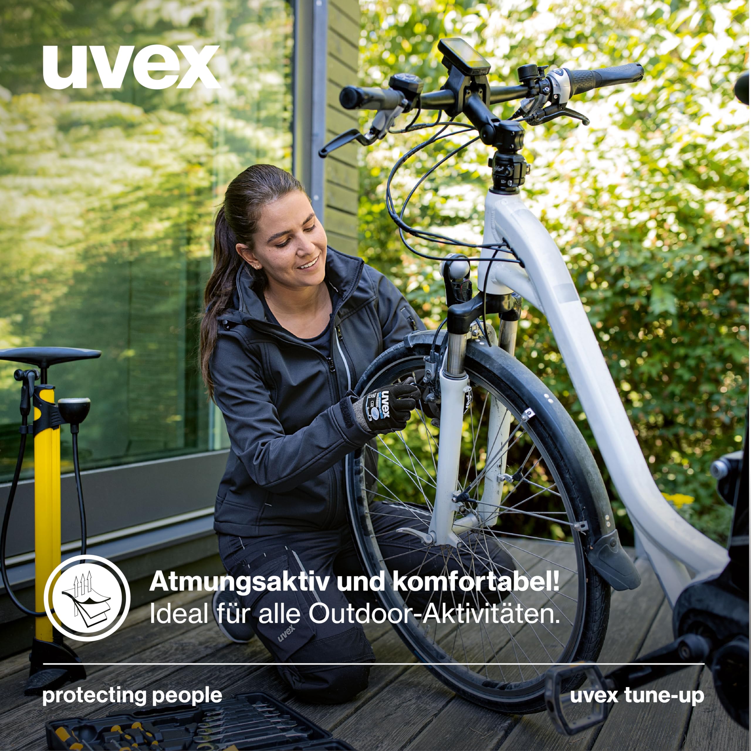 Uvex tune-up softshell giacca da lavoro da donna - Giacca outdoor idrorepellente