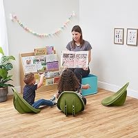 Vista 71 de ECR4Kids Leaf Asiento de suelo, silla mecedora, morado, 6 piezas