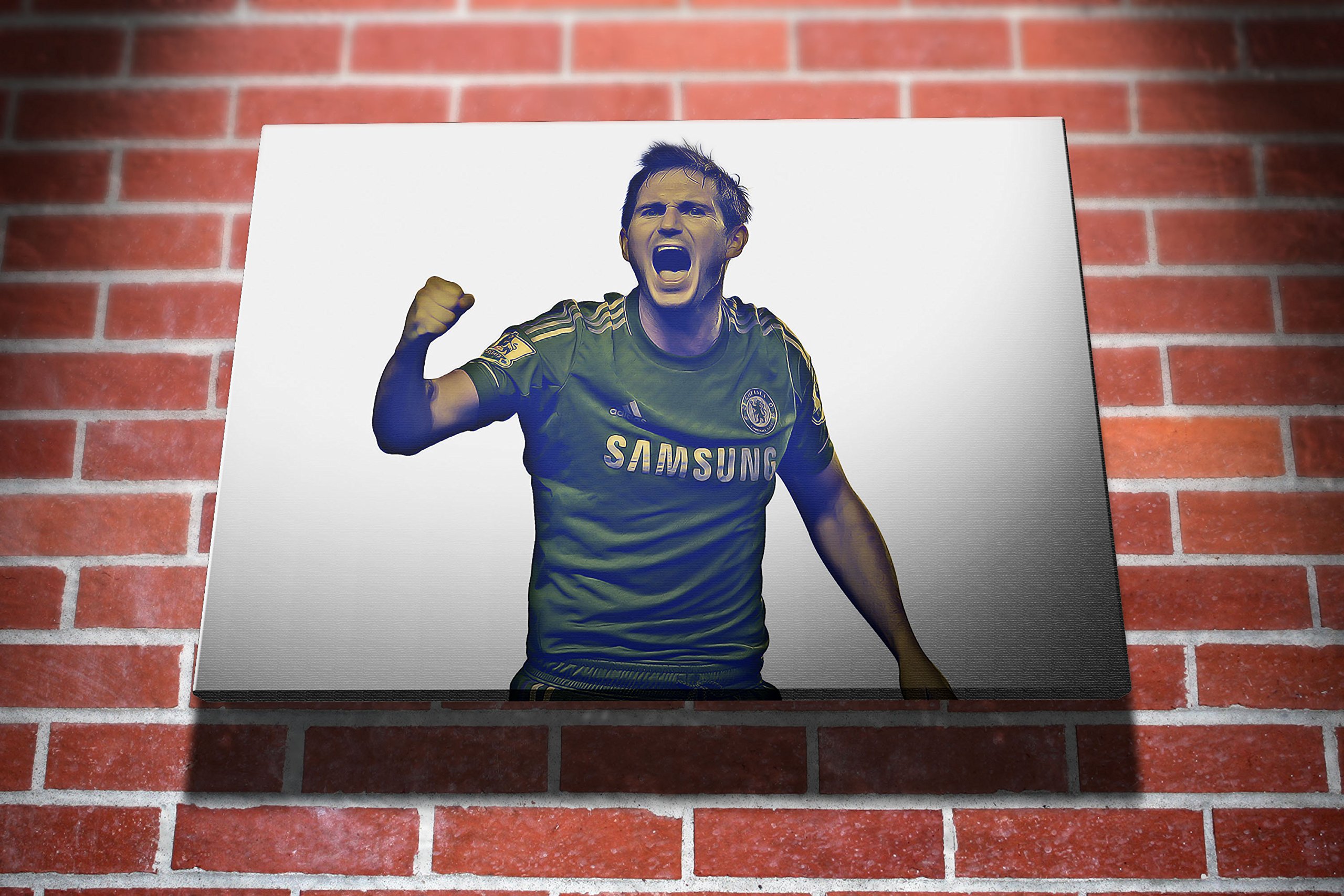 I Art Box Frank Lampard Chelsea Fc Football Gallery Framed Canvas Art Picture Print