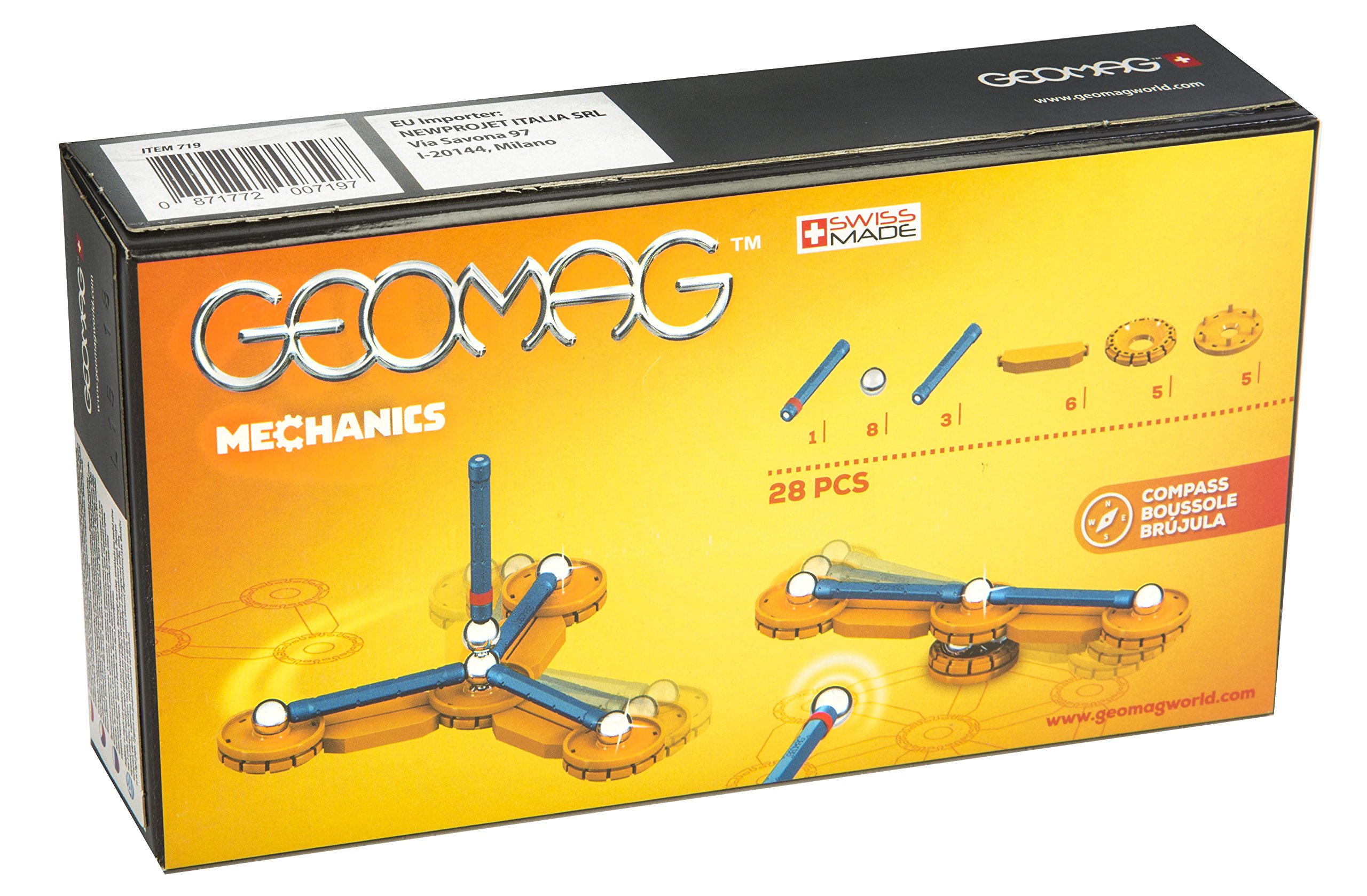 Geomag Mechanics PF.530.719.00 Juego de construcción de 28 Piezas
