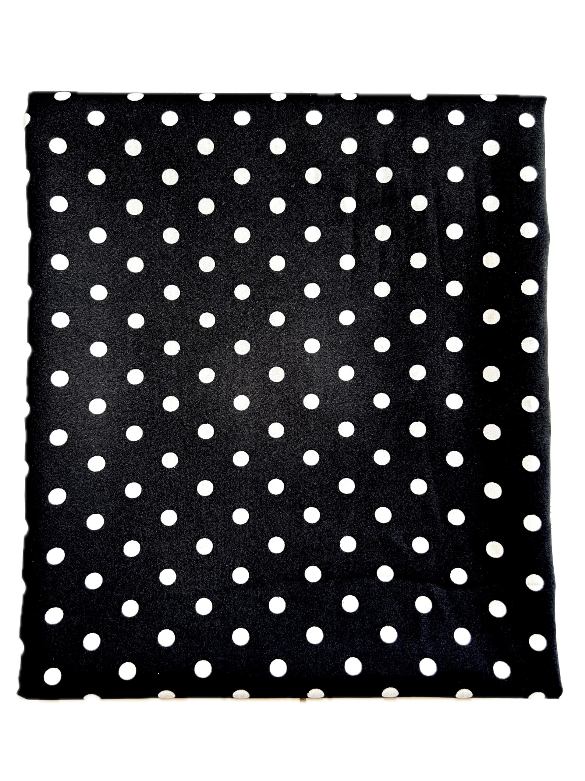 Khushboo Women's Multicolor Printed Crepe Unstitched Fabric (5 Meters) for Kurti, Gown, Skirts, Shirts, and Palazzo Dressmaking (Black)-picture-42
