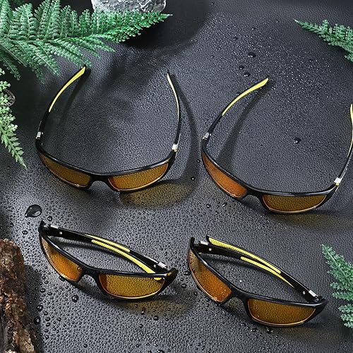 Miniatura 6 de TOODOO 4 pares de lentes de sol polarizados para hombre con protección UV, gafas de conducción deportivas para actividades al aire libre