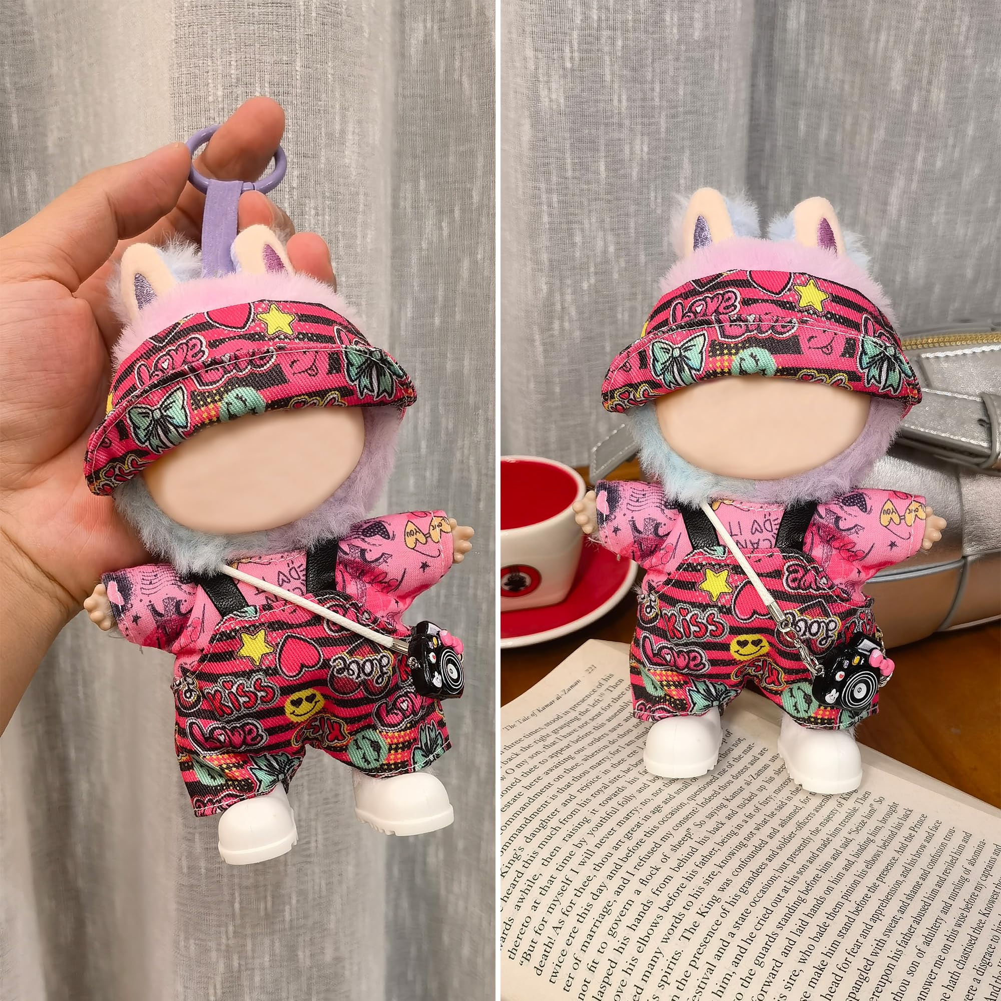 Vêtements Pour Lb, 17 Cm, Vêtements De Poupée Mignons Adaptés Aux Accessoires De Poupées (sans Poupée) (rose