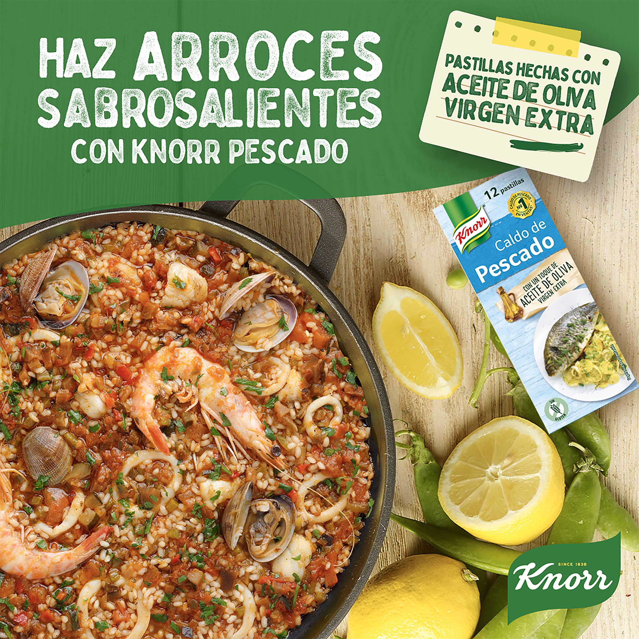 Knorr Caldo Pescado 12 pastillas
