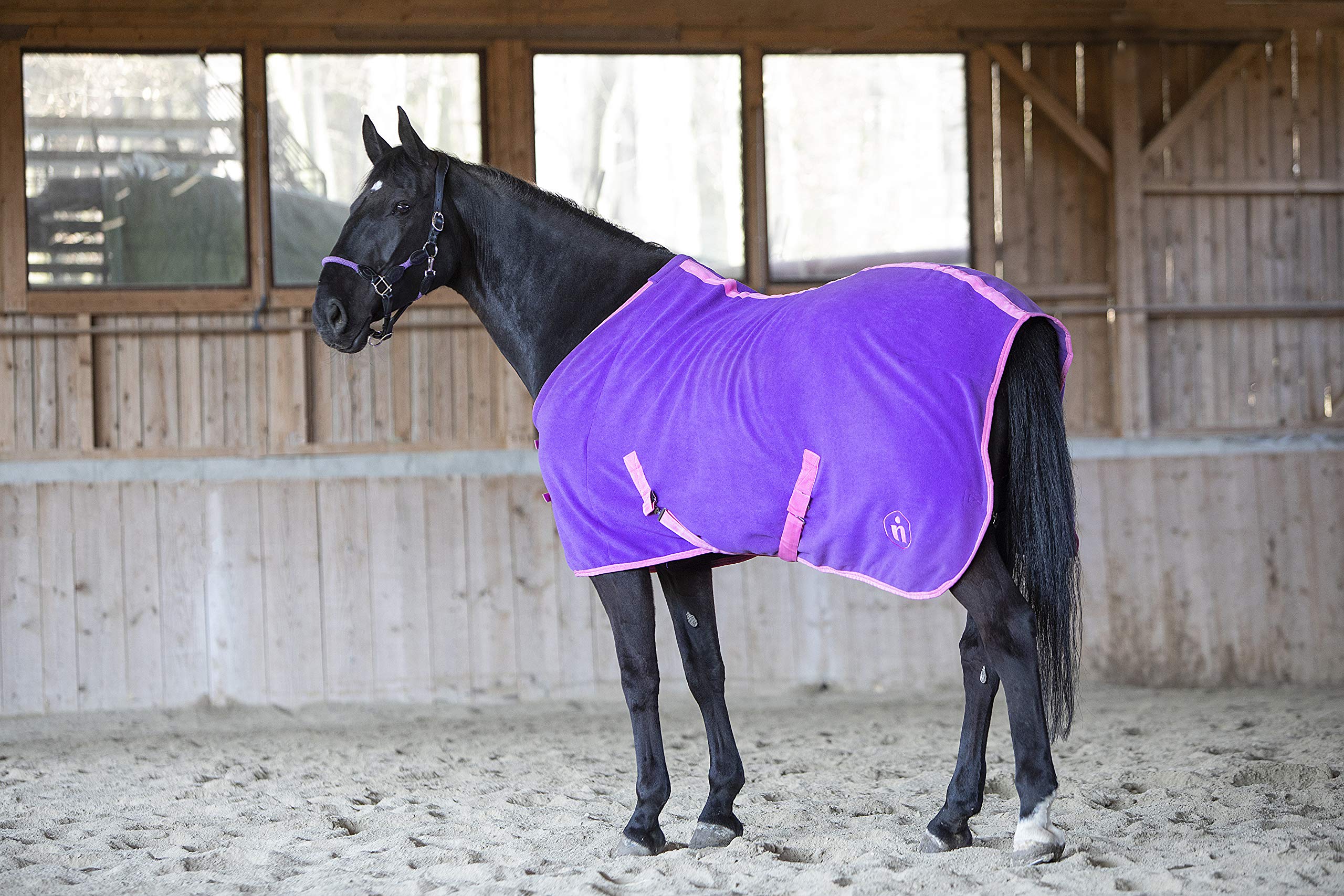 Abschwitzdecke_indira_pro_350g (155 cm, Violett 01 - Pink 01)