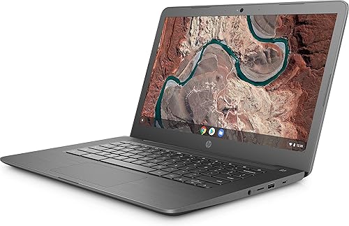 Miniatura 2 de HP Chromebook - Laptop AMD de doble núcleo A4-9120C de 14 pulgadas, SDRAM de 4 GB, almacenamiento eMMC de 32 GB, sistema operativo Chrome (gris)